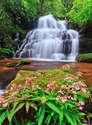 Mundeang Waterfall in Phu Hin Rong Kao National Park ,Phetchabun, Thailand