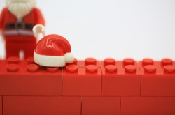 Christmas hat close up