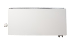 heating battery radiators isolated on white background