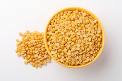 yellow toor dal for making dal tadka, Indian pulses