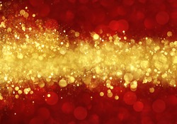 Red and gold abstract Christmas background