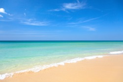 Beach and tropical sea in Thailand