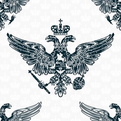royal eagle seamless pattern