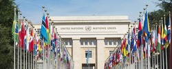 United Nations Building in Geneva Switzerland