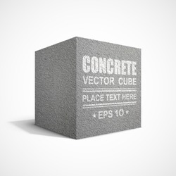 Concrete cube.
