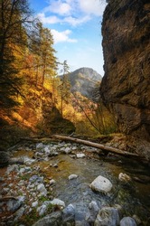 Devil's Path - picturesque eco-path and hiking trail in the Rhodopes mountains, Bulgaria.