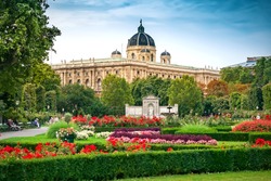 The Volksgarten (People's Garden) in Vienna, Austria