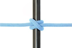 The clove hitch is a type of knot. Along with the bowline and the sheet bend, it is often considered one of the most important knots