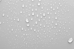 Drops of water on background