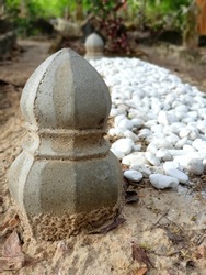 Islamic Muslim Grave Yard in Thailand