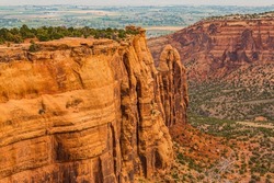 Independence Monument in Monument Canyon, Colorado National Monument, Colorado, USA
