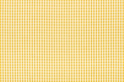 Yellow and white checkered fabric