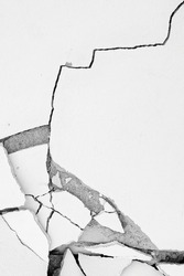 black and white cracked floor texture background