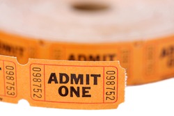 Admit one tickets roll