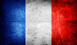 Grunge Flag Of France