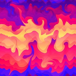 Abstract flame. Seamless vector texture