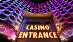 Casino entrance sign at the Las Vegas Strip