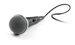 voice microphone with cable isolated