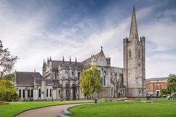 Saint Patrick's Cathedral in Dublin, Ireland, founded in 1191, is the National Cathedral of the Church of Ireland