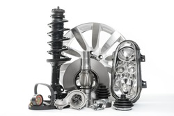 Car parts, Spare parts, Accessories for cars. Vehicle parts such as brake disc, water pump, headlight, shock absorbers, v-belts ... 