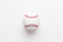 baseball ball on white background. not isolated