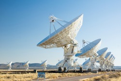 VLA (Very Large Array) - a group of radio telescopes in New Mexico (USA)
