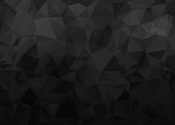 Black Background with Triangle Pattern