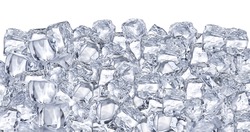 Ice cubes. File contains two clipping path - to the front and the back.