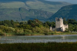Ross Castle on The Lakes of Killarney in the ring of Kerry, Ireland