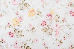 Vintage floral fabric