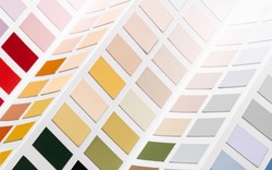 Color samples palette catalog