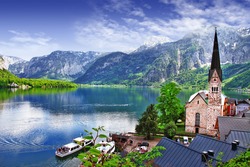 One of the most beautiful lakes and villages of Europe - Hallstatt in Austria