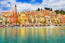 sunny Menton, south of France