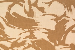 British armed force desert dpm camouflage fabric texture background