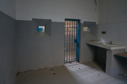 Asinara prison in the natural park of the Asinara island, the Italian Alcatraz