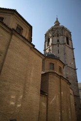Valencia Spain historic gothic cathedral church