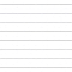 A vector illustration of a white brick wall. The wall covers the illustration from corner to corner, serving as both the background and the image.