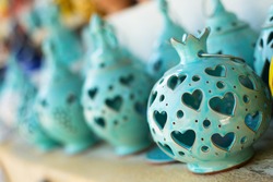 Greek colorful ceramics