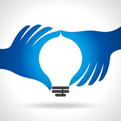 reach idea with human hand