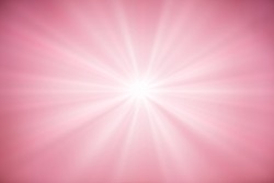 Abstract pink background with rays of light