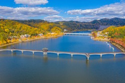 Woryeonggyo Bridge at Andong, Republic of Korea