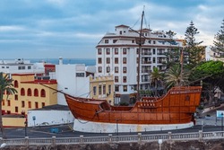 Naval museum Barco de la Virgen at Santa Cruz de la Palma, Canary islands, Spain .