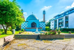 View of a mosque in Hamburg
