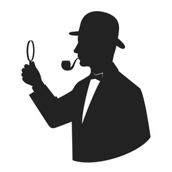 Sherlock Holmes Silhouette - Free Stock Photo by mohamed hassan on ...