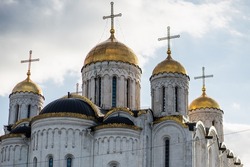 Dormition Cathedral or Assumption Cathedral in Vladimir, Russia