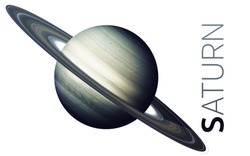 Saturn - High resolution beautiful art presents planet of the solar system. This image elements furnished by NASA