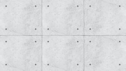 grey color concrete wall panels with holes