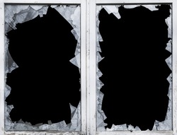 glass breakage, shard, smashed, window, danger