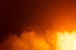 Orange smoke on black background - Free Stock Photo by Buzzz001 on ...