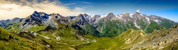 landscape at the Grossglockner mountain in austria - photo